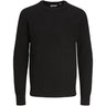 Jack & Jones Junior Black Jones Knit Crew Neck Blus