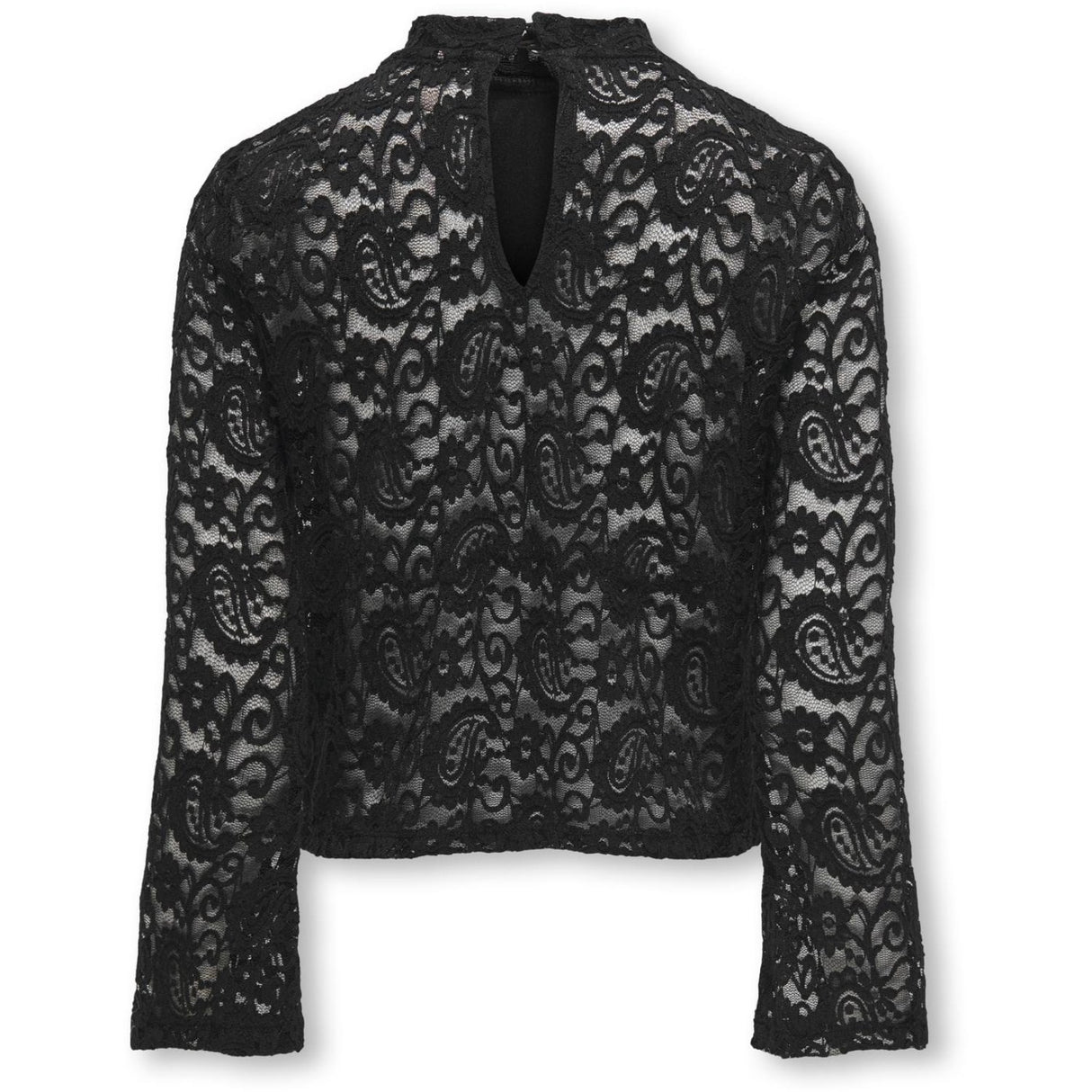 kids ONLY Black Milly Flared Sleeve Lace Blus