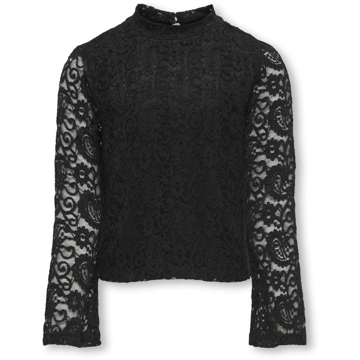 kids ONLY Black Milly Flared Sleeve Lace Blus