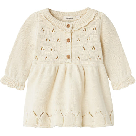 Lil'Atelier Turtledove Ramla Knit Dress