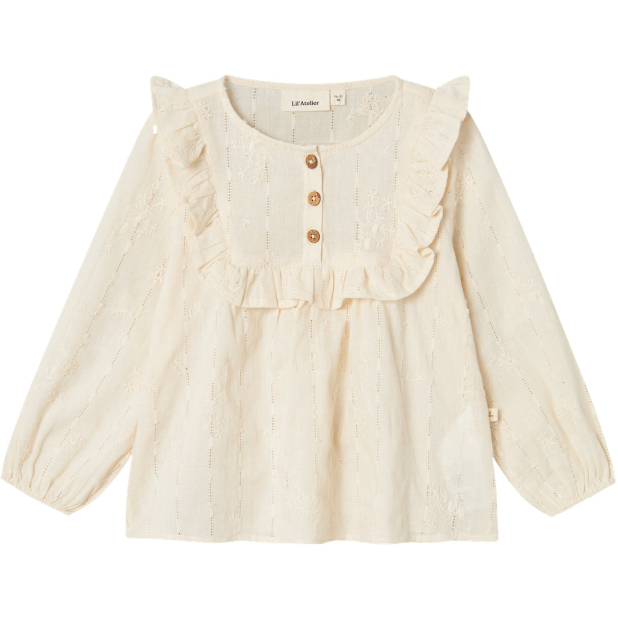 Lil'Atelier Turtledove Rhody Loose Shirt