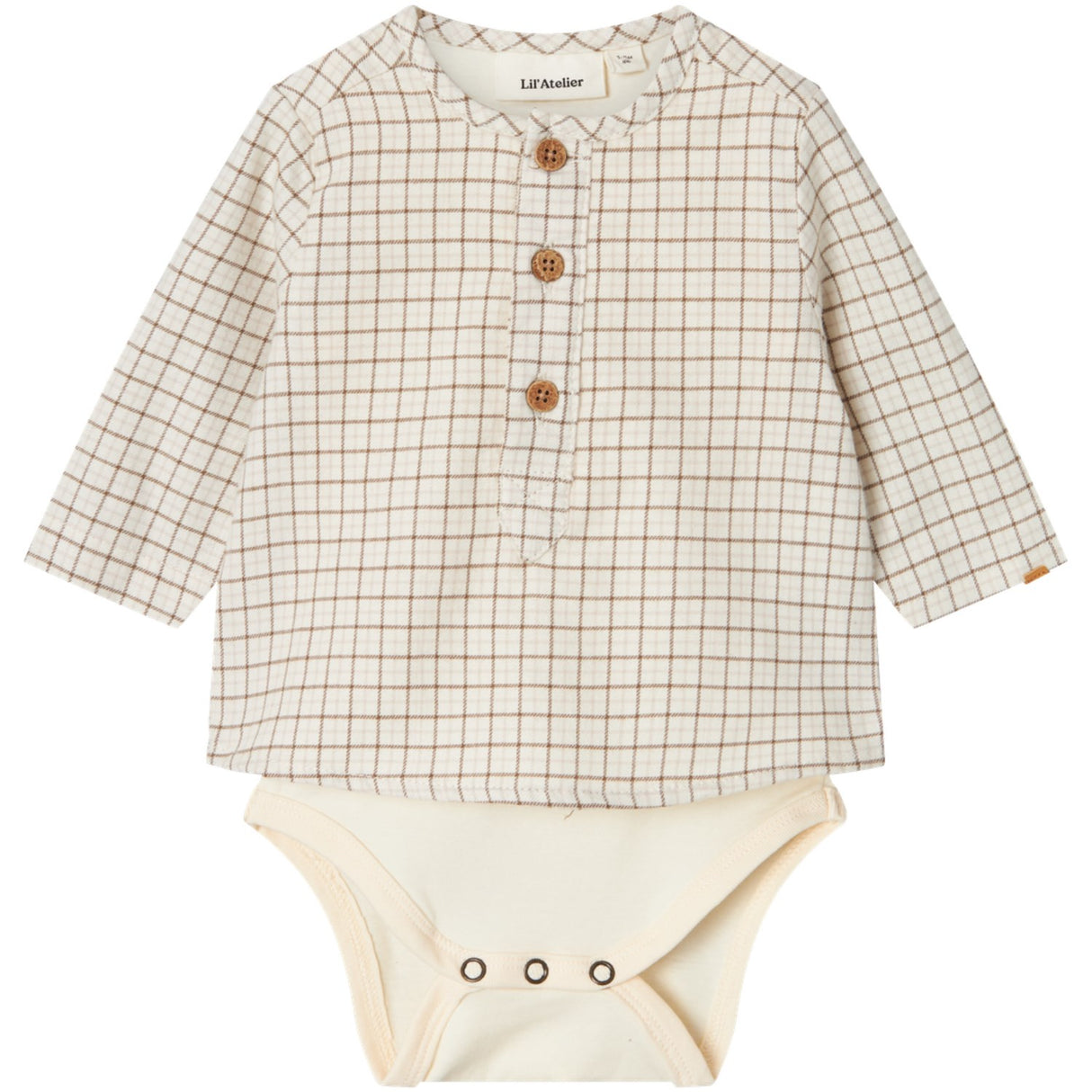 Lil'Atelier Turtledove Damieno Loose Body Skjorta