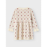 Lil'Atelier Turtledove Saran Knit Dress Heart