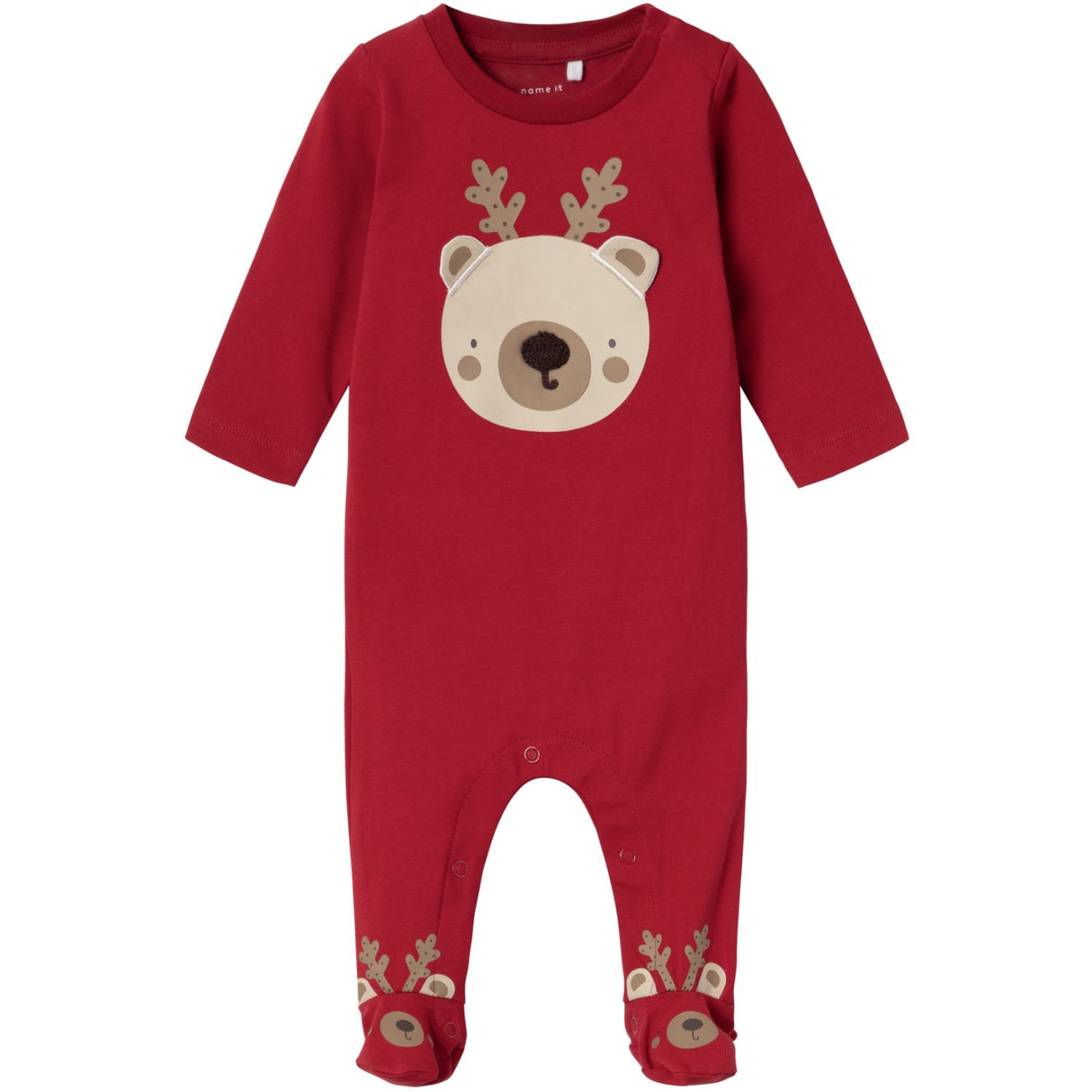 Name It Jester Red Richo Onesie