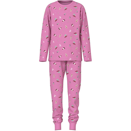 Name It Fuchsia Pink Christmas Elements Vismas Pyjamas