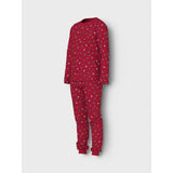 Name It Jester Red Christmas Elements Nanvismas Pyjamas Voksen