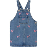 Name It Medium Blue Denim Conny Embroidery Denim Spencer Klänning