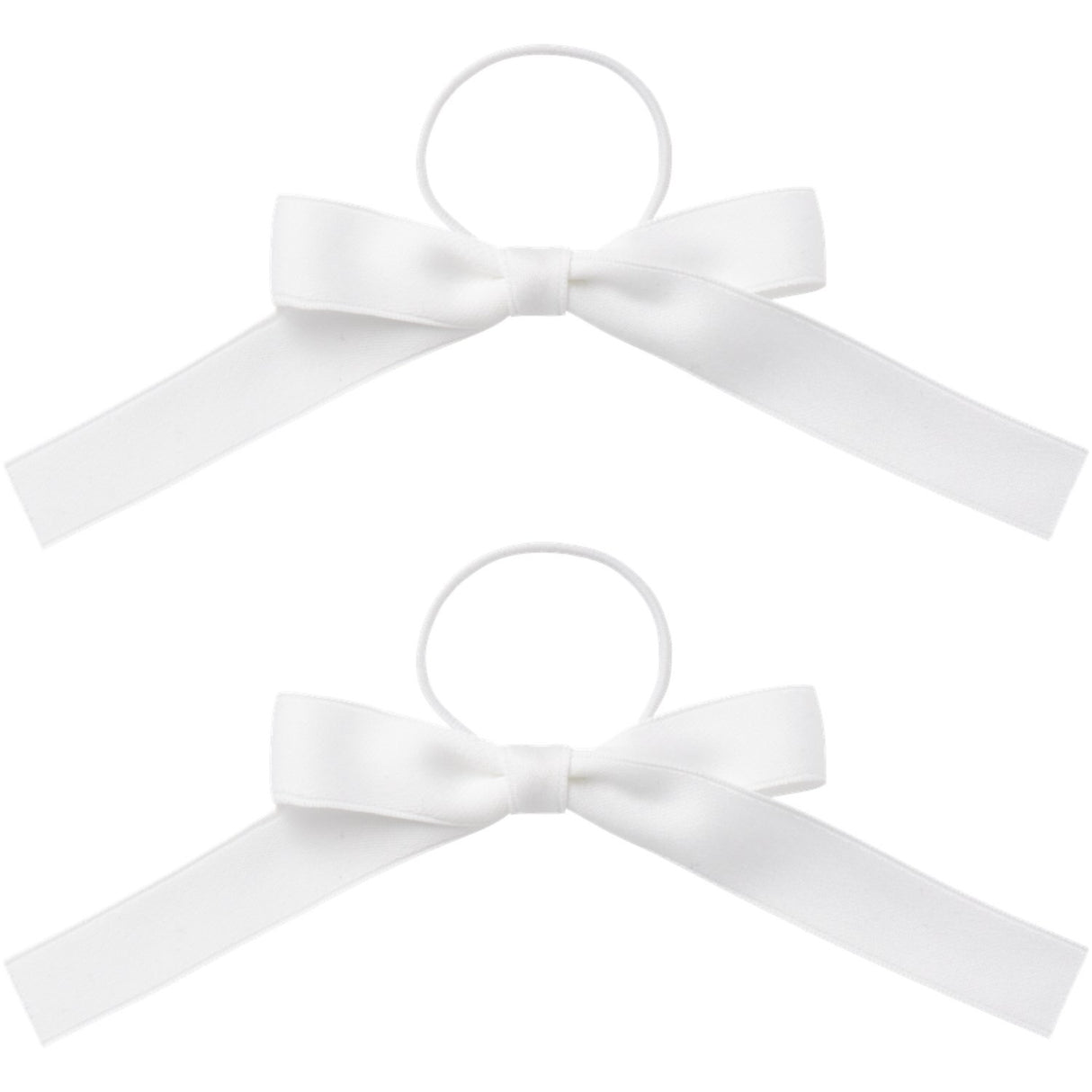 Name It Bright White Rena 2-pack Bow Hairelastic