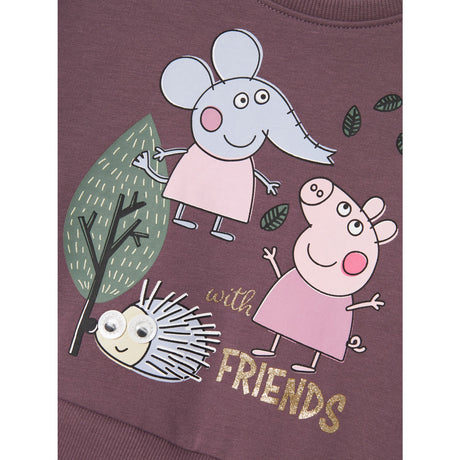 Name It Arctic Dusk Ordi Peppa Pig Regular Sweat Klänning