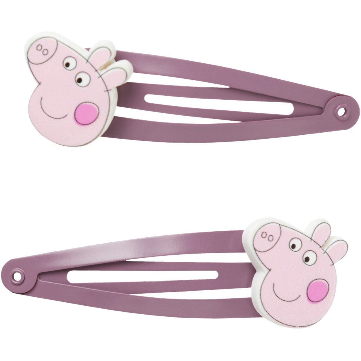 Name It Arctic Dusk Ordissi Peppa Pig 2-Pack Hårklämmor