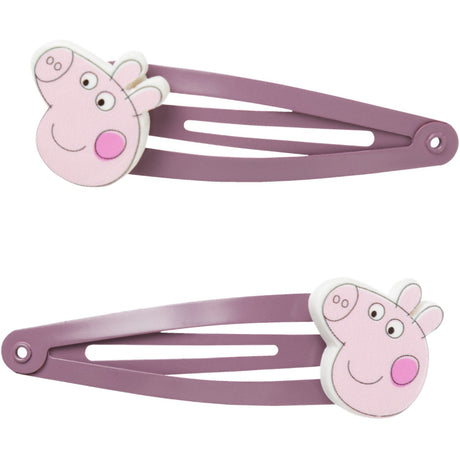 Name It Arctic Dusk Ordissi Peppa Pig 2-Pack Hårklämmor