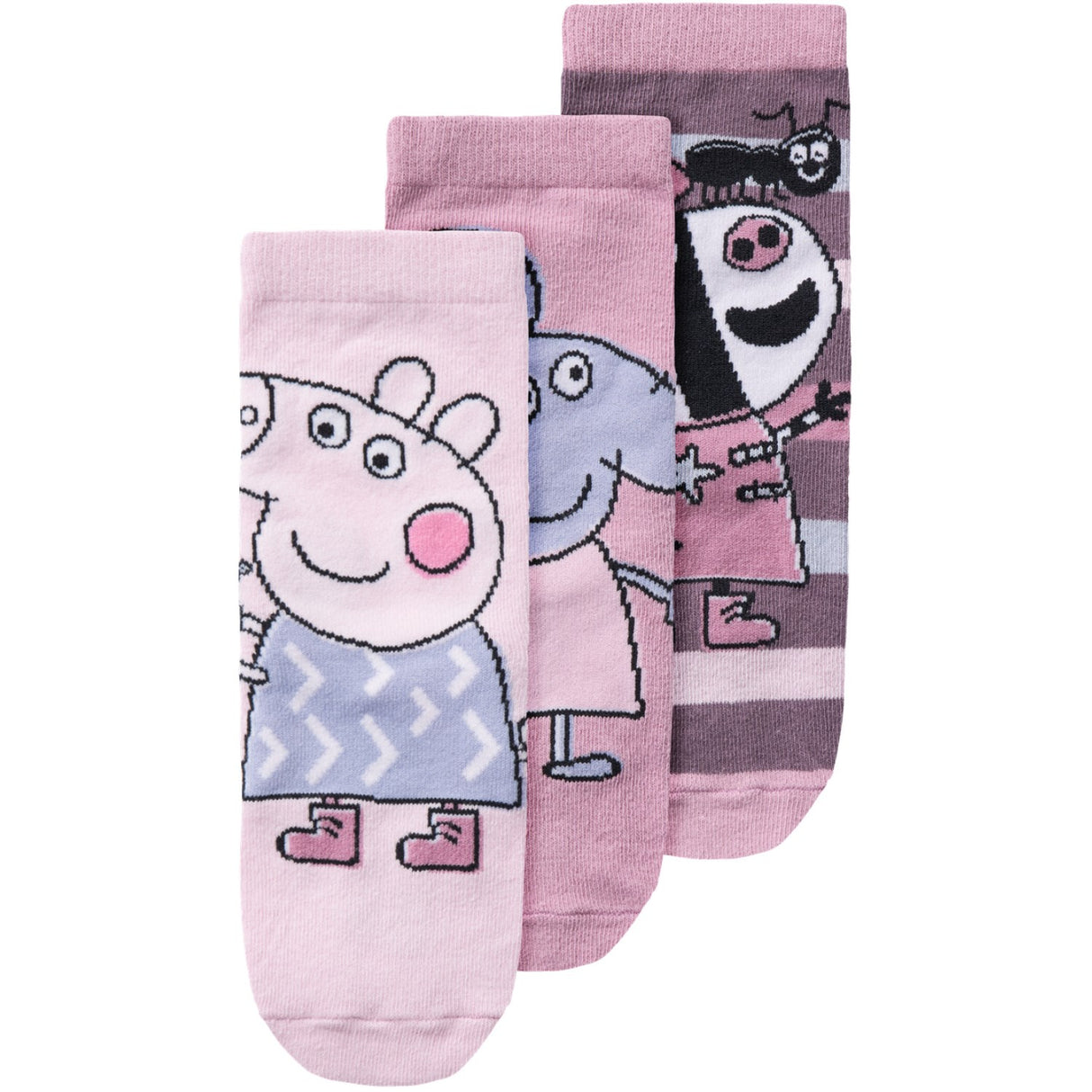 Name It Corsage Odassa Peppa Pig 3-pack strumpor