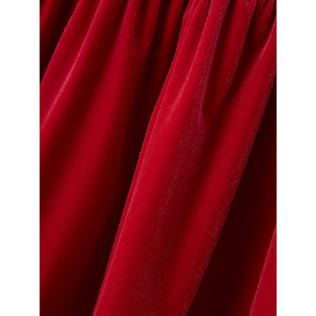 Name It Jester Red Rinna Velour Klänning