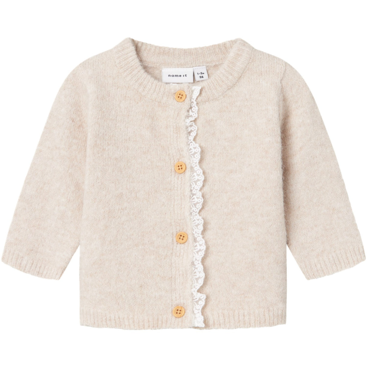 Name It Summer Sand Rikimmi Stickad Cardigan