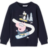 Name It Dark Sapphire Colbie Peppa Pig Regular Sweatshirt