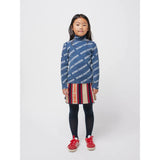 Bobo Choses Midnight Blue All Över Rib Turtle Neck Blus