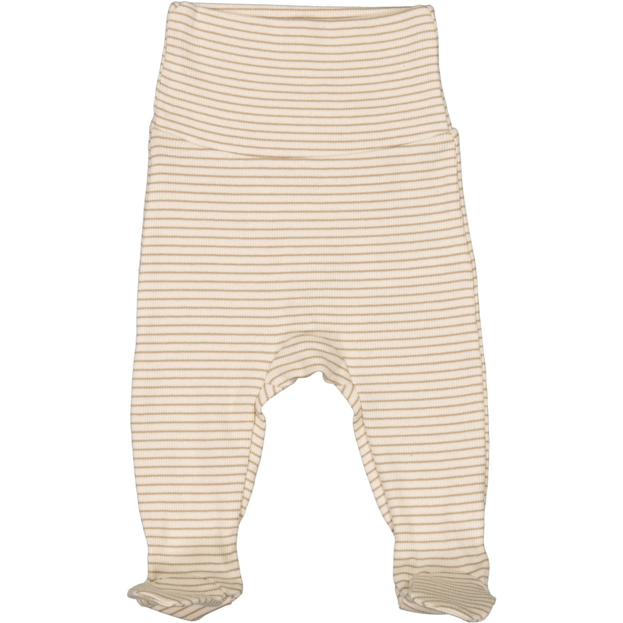 MarMar New Born Modal Fine Rib Sandstone Stripe Pixa Byxor