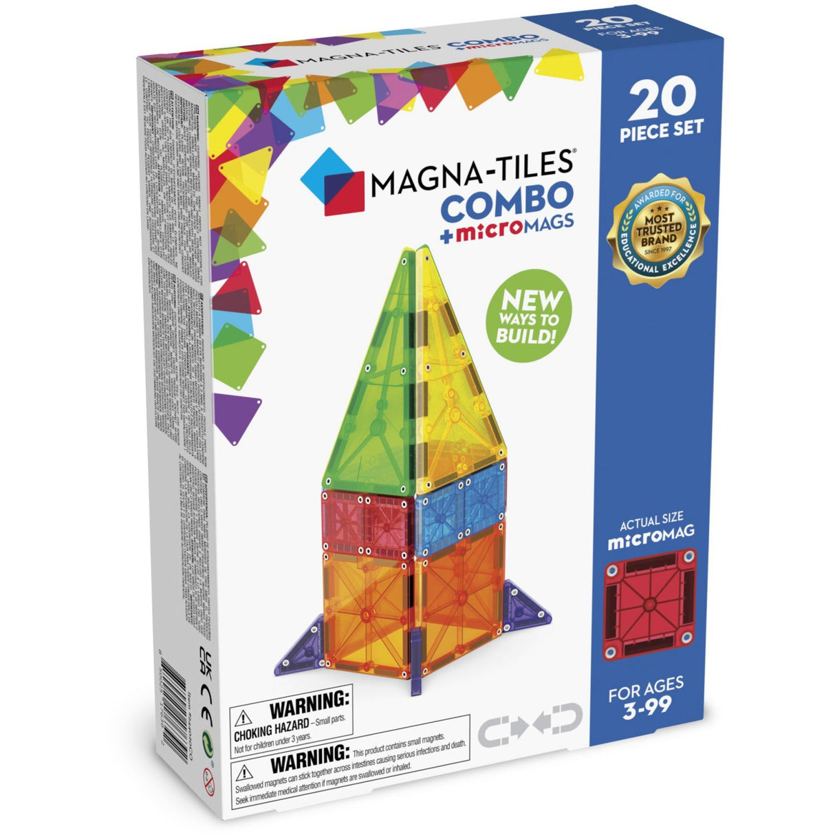 Magna-Tiles® microMAGS Combo 20 pcs