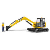 Bruder Cat Mini excavator with worker