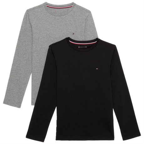 Tommy Hilfiger Bluser 2-pack Medium Grey/Black