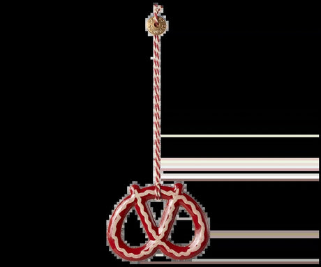 Maileg Metall prydnad, Pretzel - Stripe