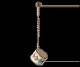 Maileg Metal ornament, Small drum - Classic green