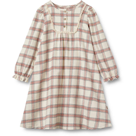 Wheat Ekgshell Check Nightgown Gudrun