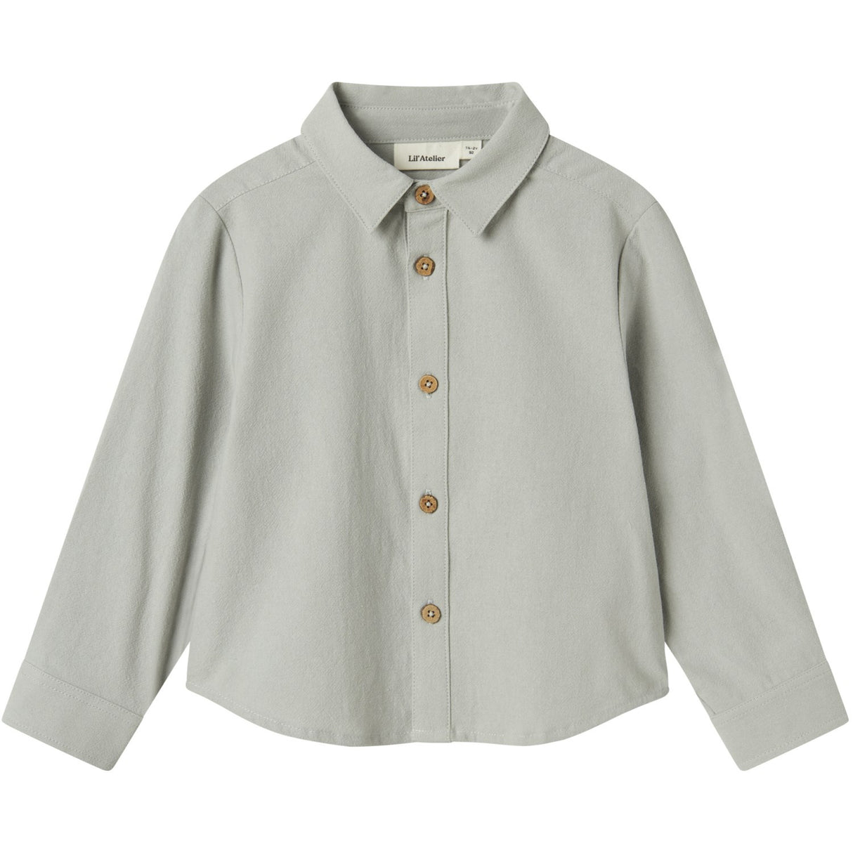 Lil'Atelier Mirage Gray Hadam Loose Skjorta