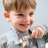 DonebyDeer Blue Canvas Barnryggsäck Elphee