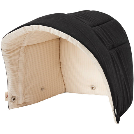 COPENHAGEN COLORS Kapell för Babylift vol. 2 Black Solid m. Creme Stripe