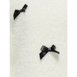 kids ONLY Cloud Dancer Black Bows Piumo Bow Pullover Knit