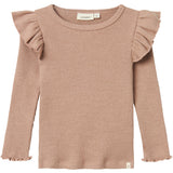 Lil'Atelier Rugby Tan Sophia Sni Slim Blouse