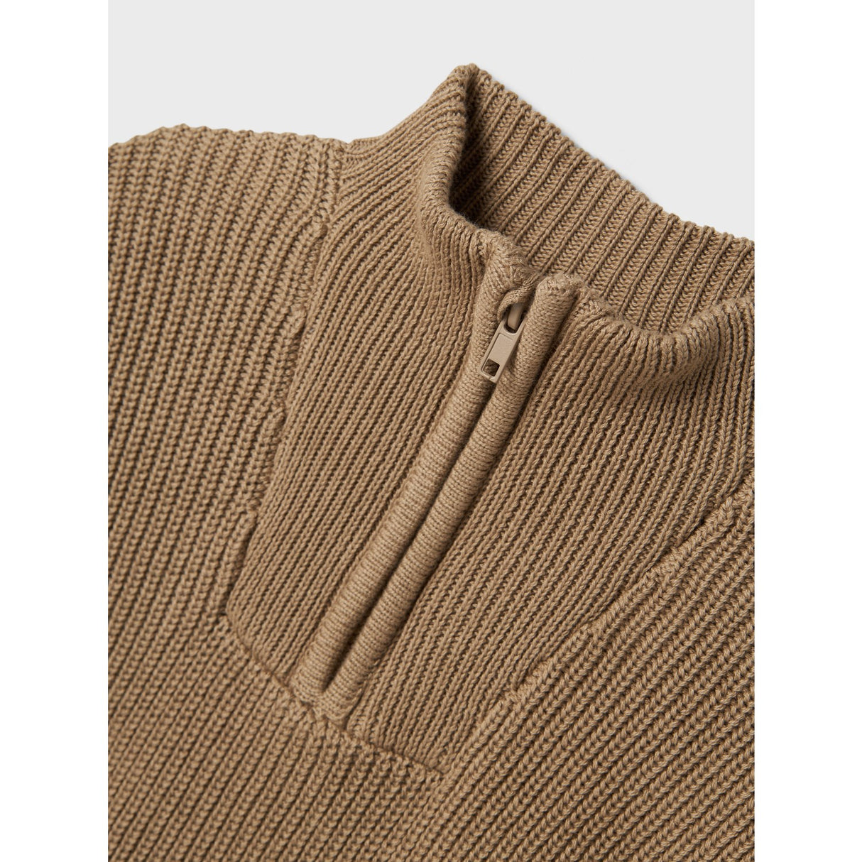 Name It Weathered Teak Safalle Stickad Pullover