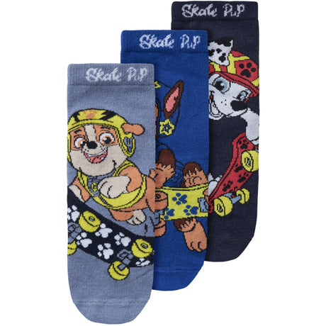 Name It Flint Stone Norwin Paw Patrol 3-Pack Strumpor