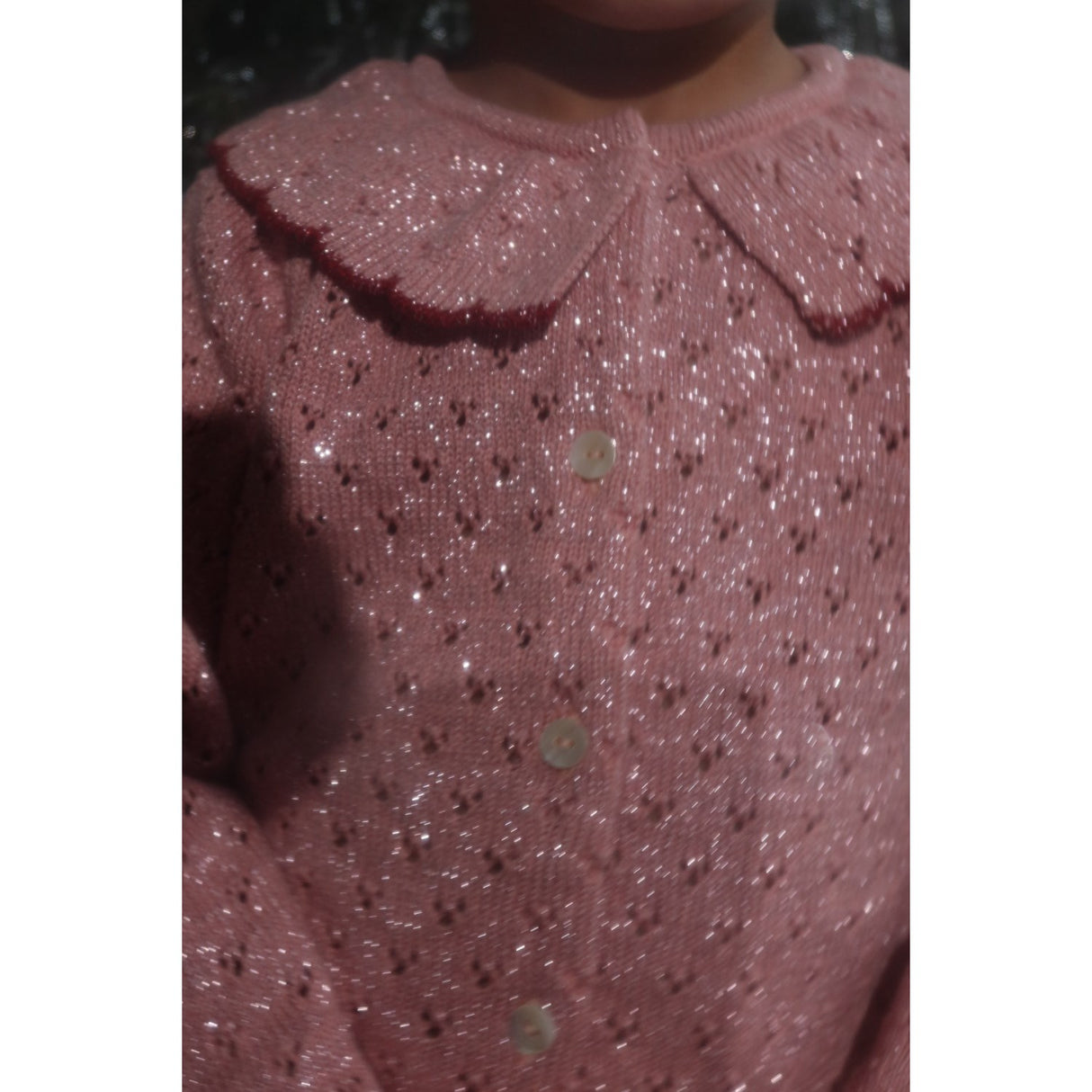 Konges Sløjd Mellow Rose Holiday Knit Cardigan