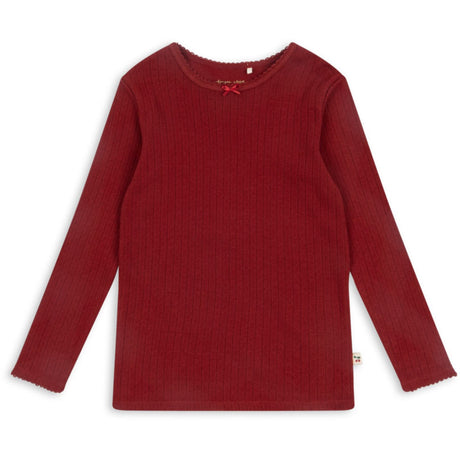 Konges Sløjd Red Dahlia Minnie Blouse Gots