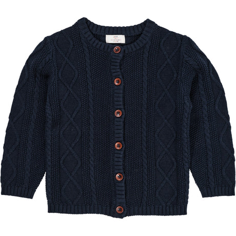 Copenhagen Colors Navy Stickad Cardigan