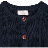 Copenhagen Colors Navy Stickad Cardigan