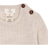 Copenhagen Colors Pale Cream Melange Merino Rib Body