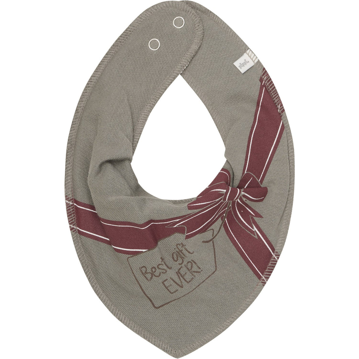 Pippi New Maroon Bandana Bib AOP 3-pack