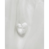 Dolly by Le Petit Tom White Dolly World Heart Balloon Organza Klänning