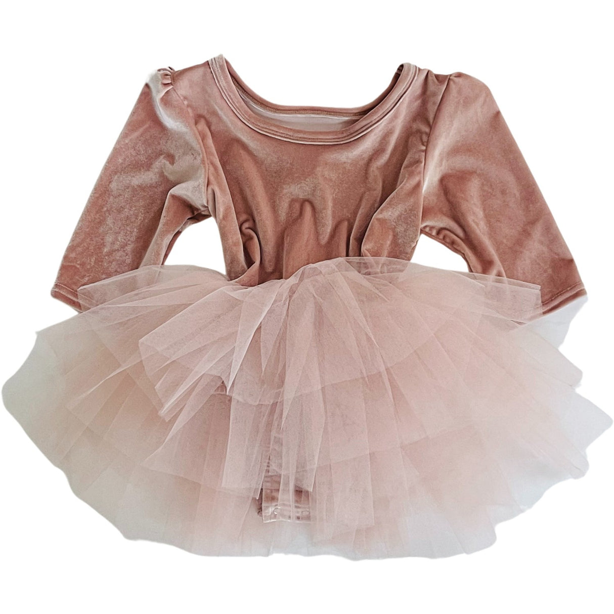 Dolly by Le Petit Tom Pink Dolly Universe Velvet Planet Tutu Klänning