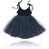 Dolly by Le Petit Tom Black Dolly Universe Velvet Cosmic Strings Tutu Klänning