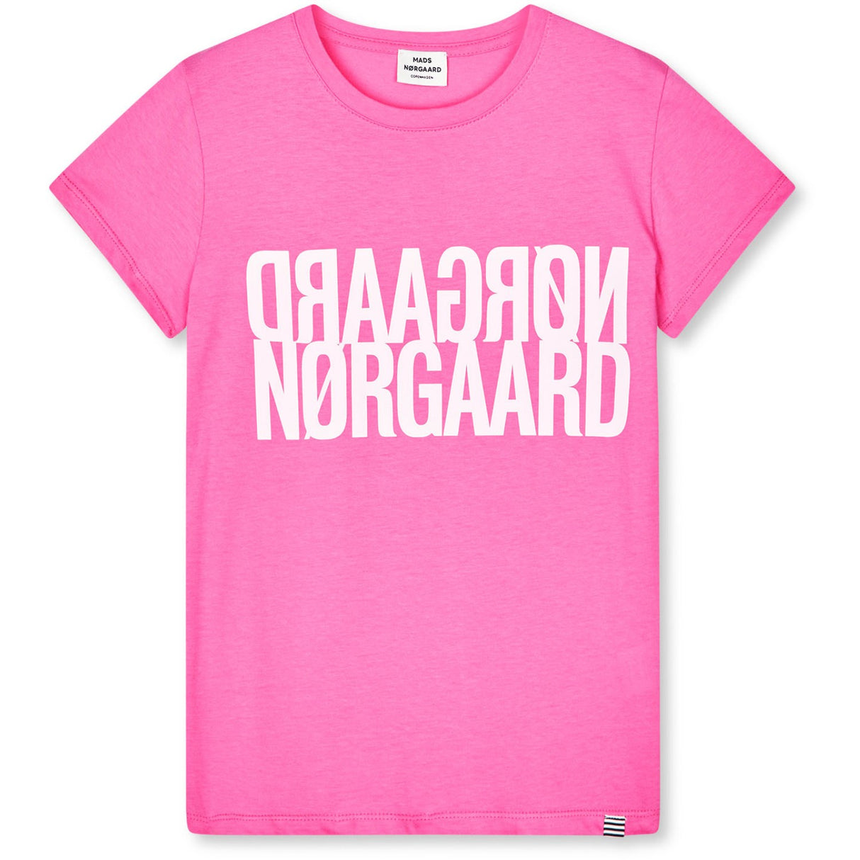 Mads Nørgaard Knockout Pink Single Organic Tuvina Tee