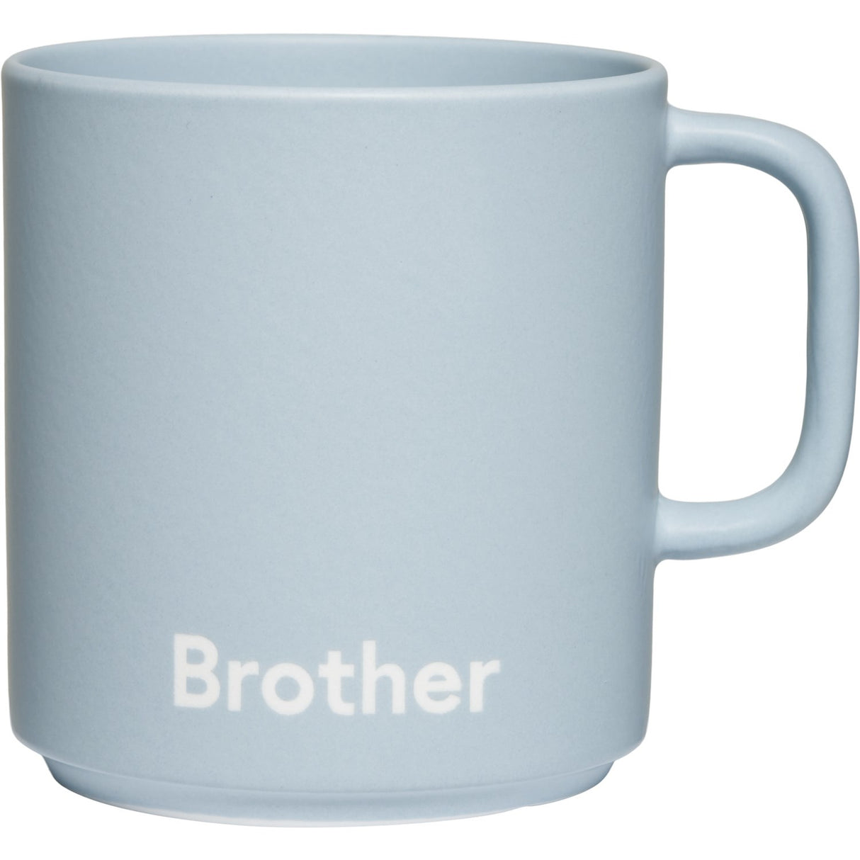 Design Letters Light Blue Brother VIP Favourite Kopp Med Handtag
