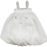 Dolly by Le Petit Tom White Dolly World Heart Balloon Organza Klänning