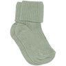 Mp Danmark Granite Green Cotton Ribb baby strumpor