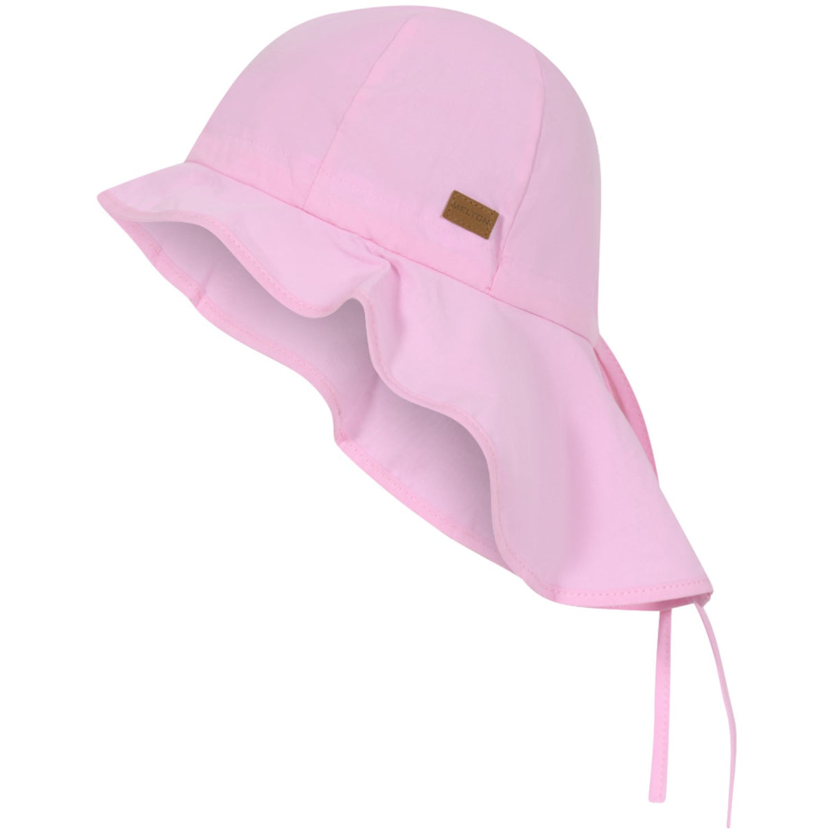 MELTON Bubblegum Poplin hatt - nacke nyans