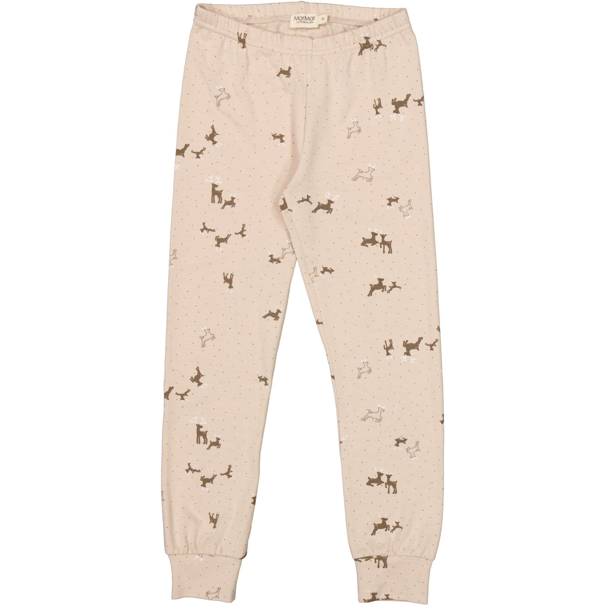 MarMar Modal Smooth Print Reindeer Nattset