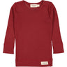 MarMar Modal Hibiscus Red Plain Blus